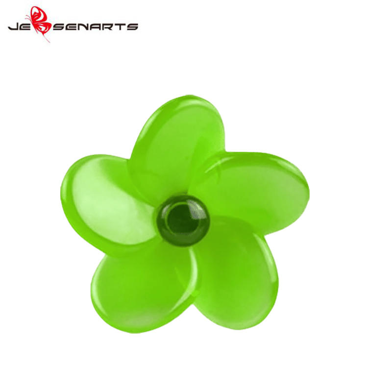 Plastic Flower shape vent clip scented car perfume holder vehicle air freshener V09