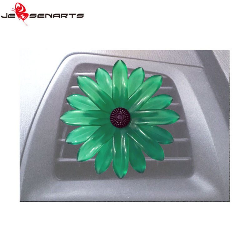 Custom brands car air freshener clip oem fragrance Plastic  daisy flower car vent perfume holder V10-5