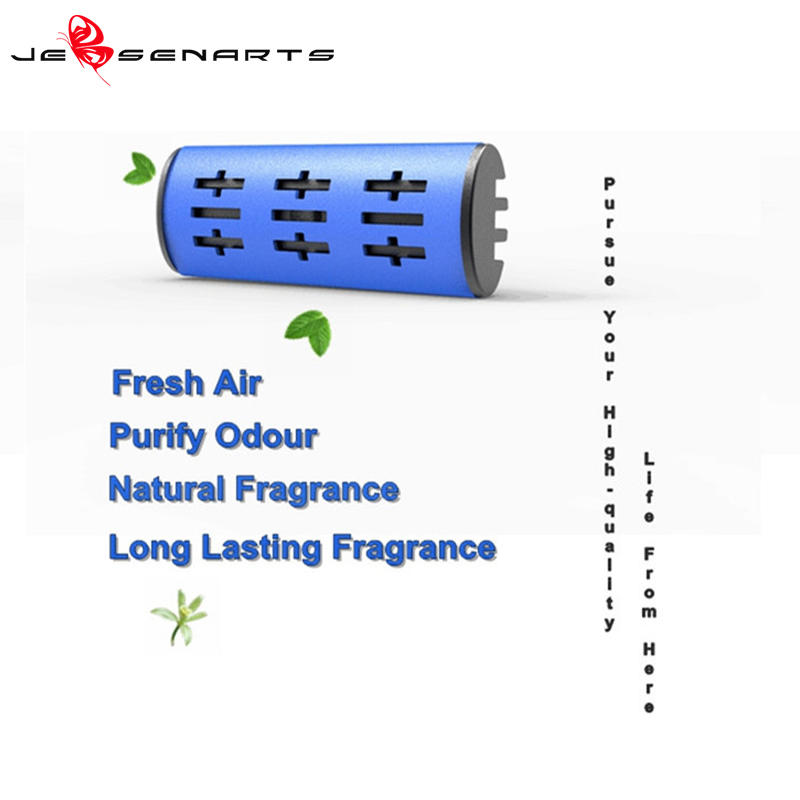 Wholesale plastic aroma car air freshener vent clip for air conditioner metal car perfume logo V06
