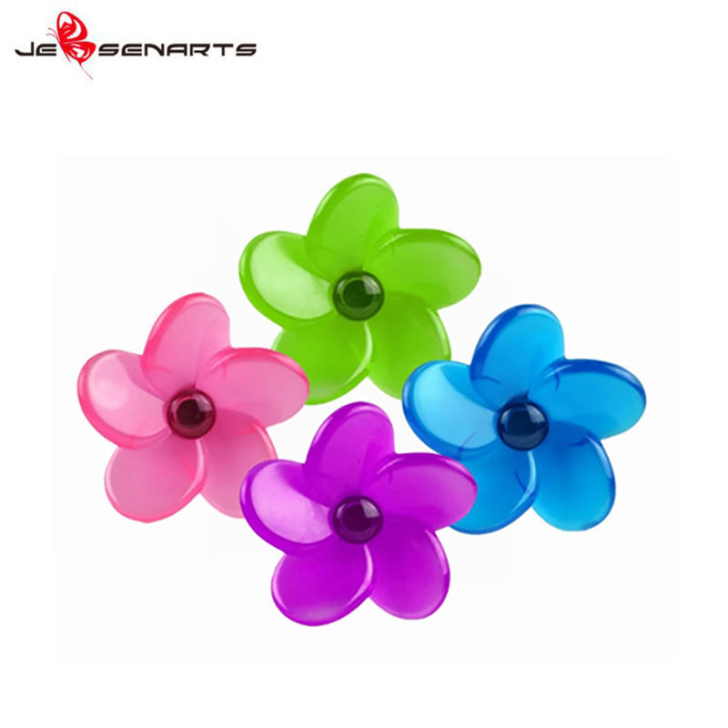 Plastic Flower shape vent clip scented car perfume holder vehicle air freshener V09-1