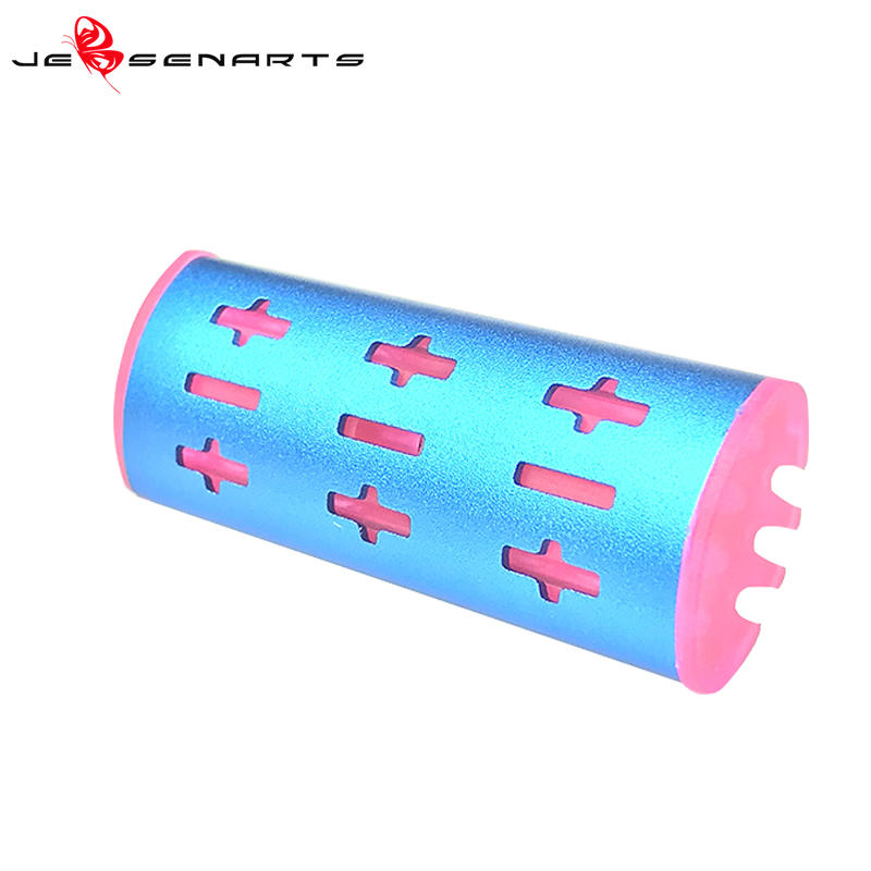 Wholesale plastic aroma car air freshener vent clip for air conditioner metal car perfume logo V06-2
